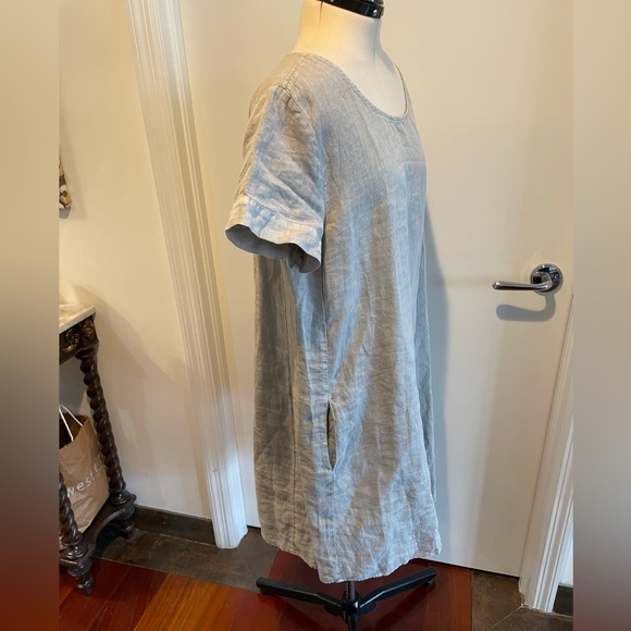 James Perse Linen Shift Dress size XL /size 4 NWT - Picture 2 of 10